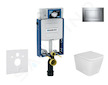 Geberit Kombifix - Set předstěnové instalace, klozetu Arkas a sedátka softclose, tlačítko Sigma30, chrom SANI15CA1108