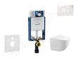 Geberit Kombifix - Set předstěnové instalace, klozetu Gaia a sedátka softclose, tlačítko Sigma01, alpská bílá SANI15CA3113