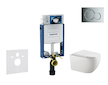 Geberit Kombifix - Set předstěnové instalace, klozetu Gaia a sedátka softclose, tlačítko Sigma01, lesklý chrom SANI15CA1122