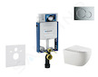 Geberit Kombifix - Set předstěnové instalace, klozetu Gaia a sedátka softclose, tlačítko Sigma01, lesklý chrom SANI15CA1122