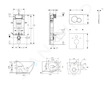 Geberit Kombifix - Set předstěnové instalace, klozetu Gaia a sedátka softclose, tlačítko Sigma01, lesklý chrom SANI15CA1122