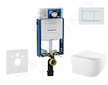 Geberit Kombifix - Set předstěnové instalace, klozetu Gaia a sedátka softclose, tlačítko Sigma30, bílá/bílá mat SANI15CA3127