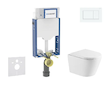 Geberit Kombifix - Set předstěnové instalace, klozetu Nefia a sedátka softclose, tlačítko Sigma20, bílá/bílá mat SANI15CA3151