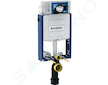 Geberit Kombifix - Set předstěnové instalace, klozetu Oudee a sedátka softclose, tlačítko Sigma01, černá SANI15CA5113