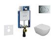 Geberit Kombifix - Set předstěnové instalace, klozetu Oudee a sedátka softclose, tlačítko Sigma01, lesklý chrom SANI15CA1100
