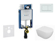 Geberit Kombifix - Set předstěnové instalace, klozetu Oudee a sedátka softclose, tlačítko Sigma20, bílá/bílá mat SANI15CA3121