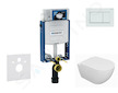 Geberit Kombifix - Set předstěnové instalace, klozetu Oudee a sedátka softclose, tlačítko Sigma30, bílá/bílá mat SANI15CA3121