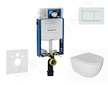Geberit Kombifix - Set předstěnové instalace, klozetu Oudee a sedátka softclose, tlačítko Sigma30, bílá/bílá mat SANI15CA3124
