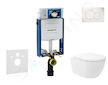 Geberit Kombifix - Set předstěnové instalace, klozetu Oudee Vortex a sedátka softclose, tlačítko Sigma01, alpská bílá SANI15CA31