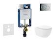 Geberit Kombifix - Set předstěnové instalace, klozetu Oudee Vortex a sedátka softclose, tlačítko Sigma01, lesklý chrom SANI15CA1