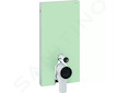Geberit Monolith - Sanitární modul pro stojící WC, 101 cm, boční přívod vody, mátově zelená 131.003.SL.5