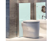 Geberit Monolith - Sanitární modul pro stojící WC, 101 cm, boční přívod vody, mátově zelená 131.003.SL.5