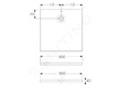 Geberit Olona - Sprchová vanička 90x90 cm, bílá 550.751.00.1
