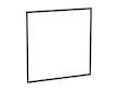 Geberit ONE - Krycí rám 1200x930 mm, pro vestavnou zrcadlovou skříňku Geberit ONE, matná černá 505.845.00.3