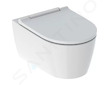 Geberit ONE - Závěsné WC se sedátkem softclose, TurboFlush, KeraTect, bílá 500.201.01.1