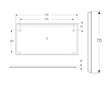 Geberit Option - Zrcadlo s LED osvětlením, 140x70 cm, hliník 502.811.00.1