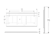Geberit Option - Zrcadlo s LED osvětlením a vyhříváním, 160x70 cm, matná černá 502.787.14.1