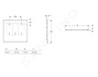 Geberit Option - Zrcadlo s LED osvětlením a vyhříváním, 75x70 cm 501.072.00.1
