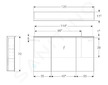 Geberit Option - Zrcadlová skříňka s osvětlením, 120x70x17 cm 500.592.00.1