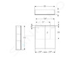 Geberit Option - Zrcadlová skříňka s osvětlením, 60x70x15 cm 500.582.00.1