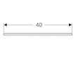 Geberit Příslušenství - Držák ručníků, délka 40 cm, chrom 510140000