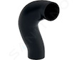 Geberit Příslušenství - Koleno PE BackFlip, d 110 mm, černá 367.616.16.1