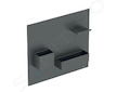 Geberit Příslušenství - Magnetická tabule s přihrádkami, 45x39 cm, matná láva 500.649.JK.2