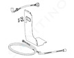 Geberit Příslušenství - Sada připojení vody pro splachovací nádržku Kappa 15 cm, pro AquaClean Mera, lesklý chrom 147.031.21.1