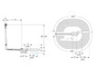 Geberit Příslušenství - Vanová odtoková a přepadová souprava s napouštěním, délka 730 mm, chrom 150.701.00.6