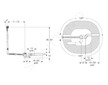 Geberit Příslušenství - Vanová odtoková a přepadová souprava s napouštěním, délka 730 mm, souprava pro kompletaci, chrom 150.711