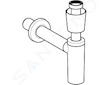 Geberit Příslušenství - Zápachová uzávěrka s dělící stěnou pro umyvadlo, vývod vodorovný, d 40 mm, G 1 1/4, alpská bílá 151.035.