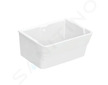 Geberit Publica - Keramický dřez 740x585 mm, bílá 355675000