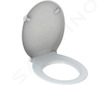 Geberit Selnova Comfort - Bezbariérové WC sedátko, duroplast, bílá 500.133.00.1