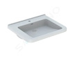Geberit Selnova Comfort - Umyvadlo bezbariérové, 65x55 cm, s přepadem, otvor pro baterii, bílá 500.788.01.7