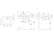 Geberit Selnova Comfort - Umyvadlo bezbariérové, 65x55 cm, s přepadem, otvor pro baterii, bílá 500.788.01.7
