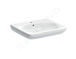 Geberit Selnova Comfort - Umyvadlo bezbariérové, 65x55 cm, s přepadem, otvor pro baterii, bílá 501.463.00.7