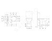 Geberit Selnova Comfort - WC kombi mísa, zadní odpad, bílá 500.284.01.5