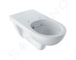 Geberit Selnova Comfort - Závěsné WC, bezbariérové, Rimfree, bílá 501.046.00.7