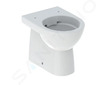 Geberit Selnova Compact - Stojící WC, zadní/spodní odpad, Rimfree, bílá 500.394.01.7