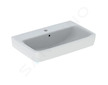Geberit Selnova Compact - Umyvadlo 65x40 cm, s přepadem, otvor pro baterii, bílá 501.890.00.7