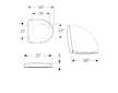 Geberit Selnova Compact - WC sedátko, softclose, bílá 501.878.00.1