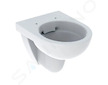 Geberit Selnova Compact - Závěsné WC Compact, Rimfree, bílá 500.349.01.7