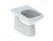 Geberit Selnova Square - Stojící WC, zadní/spodní odpad, Rimfree, bílá 501.564.01.7