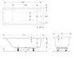 Geberit Selnova Square - Vana 170x70x42 cm, bílá 554.384.01.1