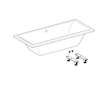 Geberit Selnova Square - Vana 180x80x42 cm, bílá 554.387.01.1