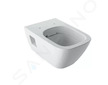 Geberit Selnova Square - Závěsné WC, 540x350 mm, Rimfree, bílá 501.546.01.1