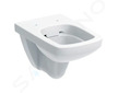 Geberit Selnova Square - Závěsné WC, Rimfree, bílá 501.458.00.7