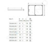 Geberit Setaplano - Instalační rám pro sprchové vaničky, 1000x1400 mm, pro 6 nohou 154.484.00.1