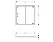 Geberit Setaplano - Instalační rám pro sprchové vaničky, 1000x800 mm, pro 4 nohy 154.462.00.1