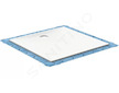 Geberit Setaplano - Plochá sprchová vanička 80x120 cm, minerální materiál, Antislip, alpská bílá 154.264.11.1